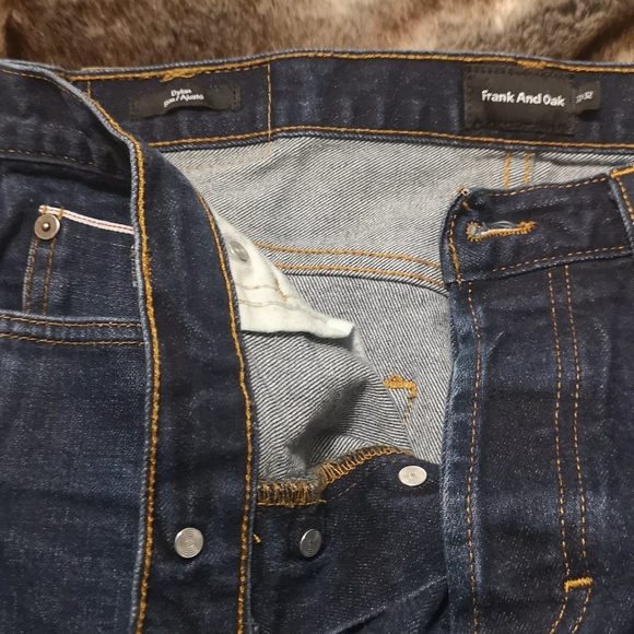 2-4-1 Frank and Oak Dylan Slim Selvedge Jeans - Picture 9 of 11
